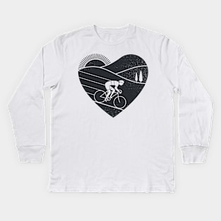 Love cycling Kids Long Sleeve T-Shirt